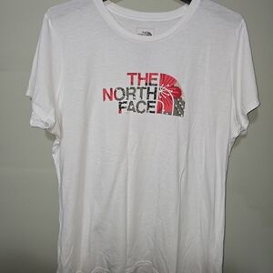 The North Face White Short Sleeve Tee